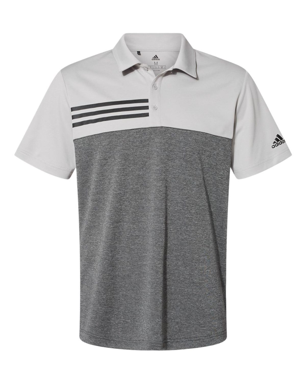 Size Chart for Adidas Golf A508 Heathered Colorblock 3-Stripes Polo ...