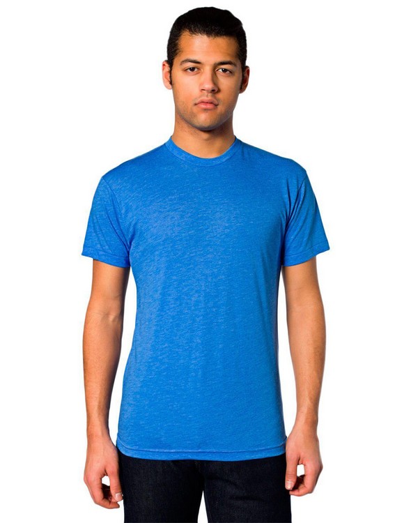Size Chart for American Apparel BB401 Unisex 50/50 Short Sleeve Tee 