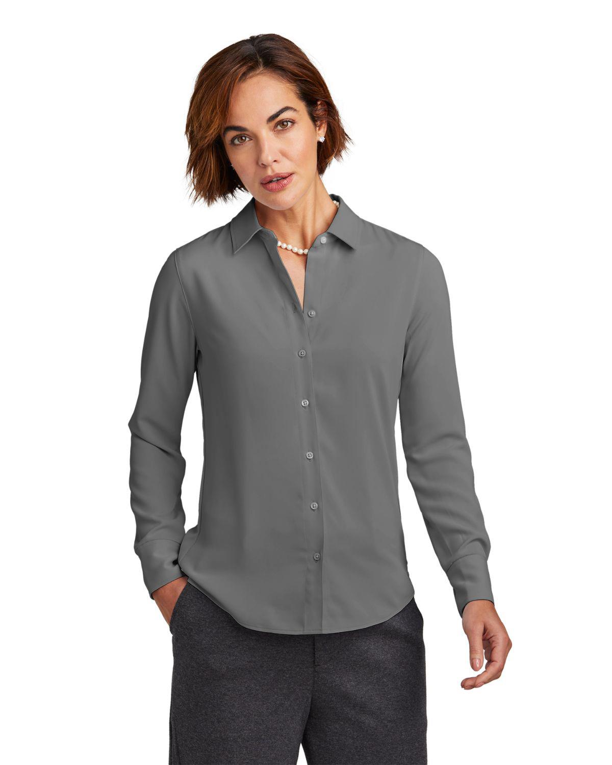 Size Chart for Brooks Brothers BB18007 Women's FullButton Satin Blouse