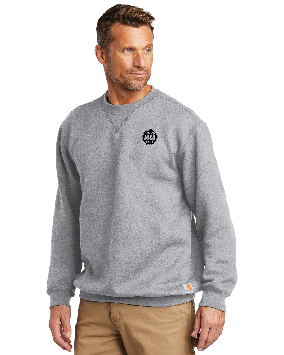 Carhartt Custom Embroidered Midweight Crewneck Sweatshirt