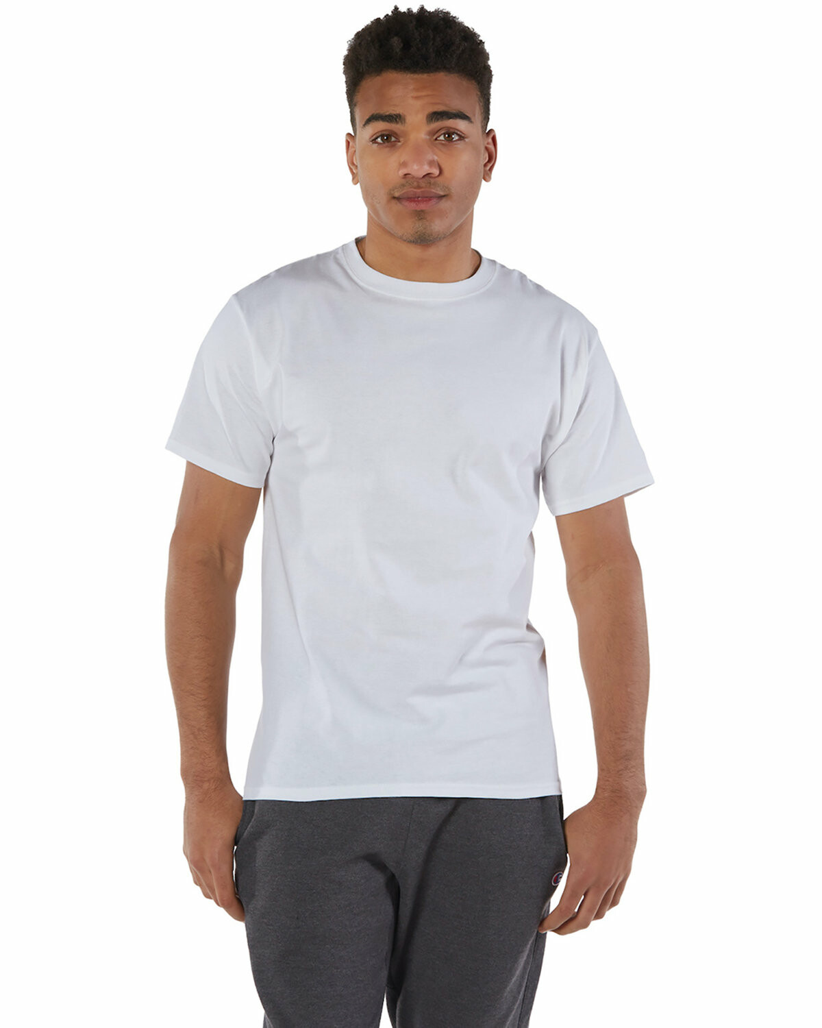 Champion T525C Mens Short-Sleeve T-Shirt | Blank or Logo