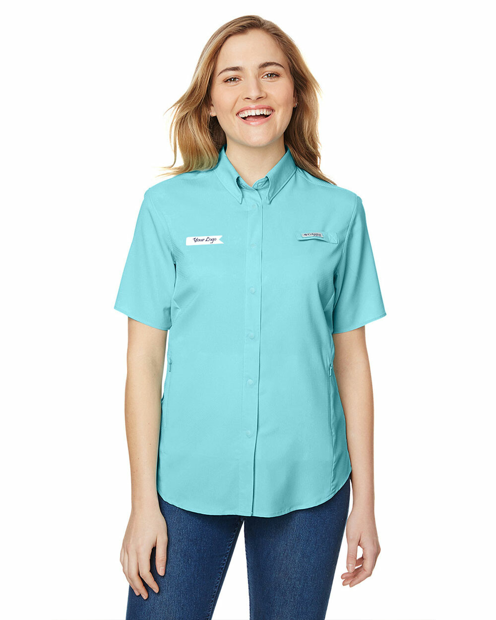 Custom Columbia 7277 Ladies Tamiami II Short-Sleeve Shirt - Promotional  wholesale Business Apparel