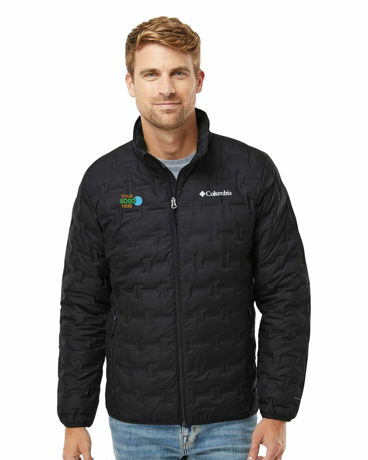 Custom Columbia 187590 Delta Ridge Down Jacket for business Apparel, promotional Product