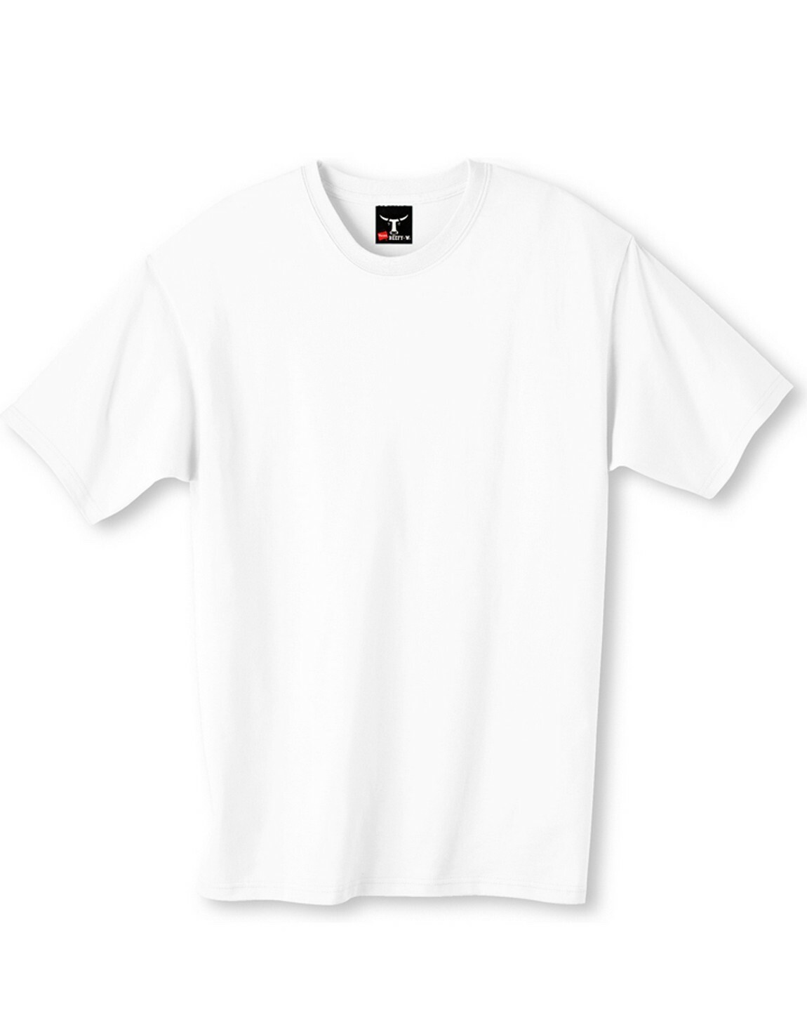 Hanes 5180 Beefy T Adult Short-Sleeve T-Shirt Size 5XL, White