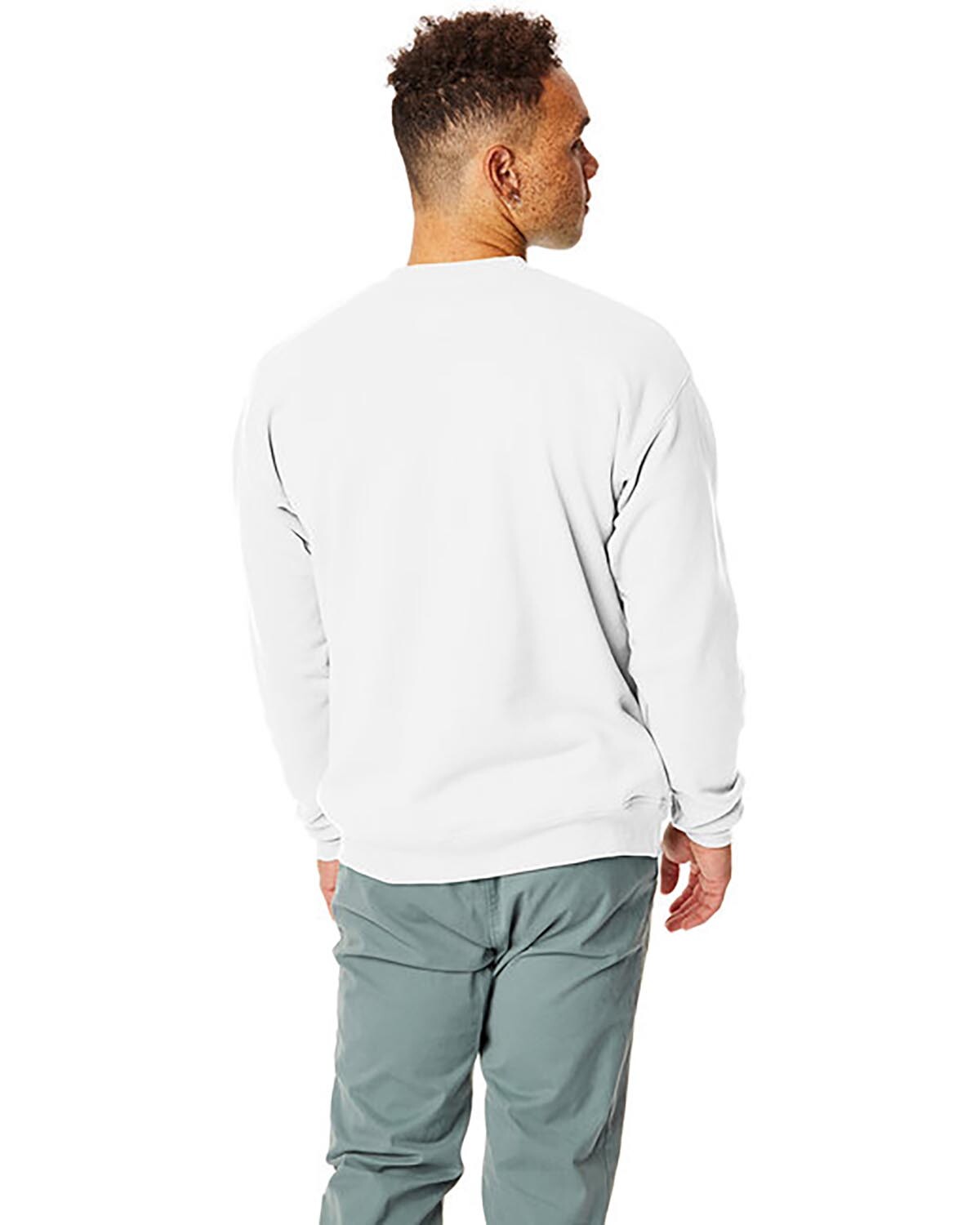 Custom Text, Logo, Hanes Men's Sweatshirt Ecosmart Crewneck Fleece P1607