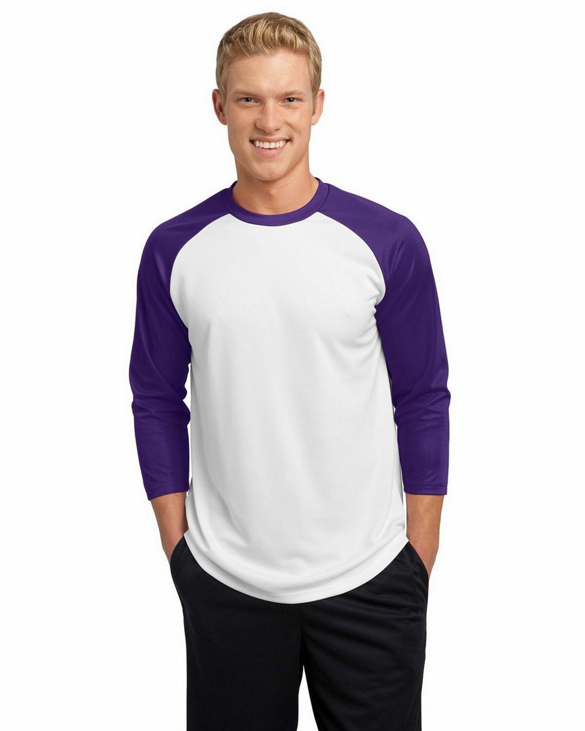 blank purple baseball jersey