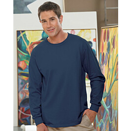 Cotton Long Sleeve Shirts, Fruit of the Loom 4930 Adult