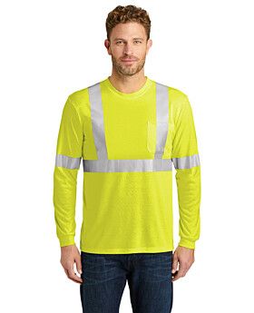 Cornerstone CS401LS ANSI 107 Class 2 Long Sleeve Safety T-Shirt