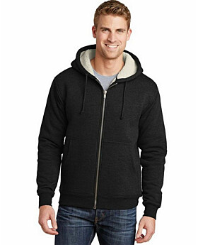 Cornerstone CS625 Heavyweight Sherpa-Lined Hooded Fleece Jacket