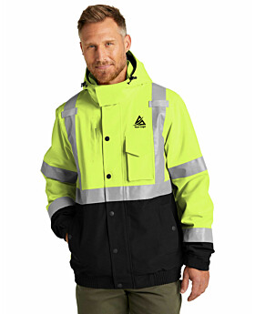 CornerStone CSJ501 ANSI 107 Class 3 Waterproof Insulated Ripstop Bomber Jacket