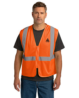 CornerStone CSV101 ANSI 107 Class 2 Economy Mesh Zippered Vest