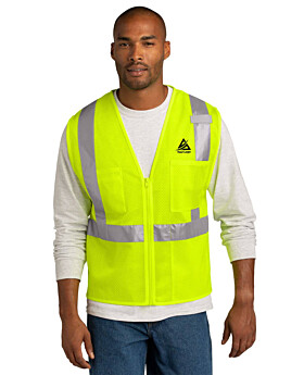 CornerStone CSV102 ANSI 107 Class 2 Mesh Zippered Vest
