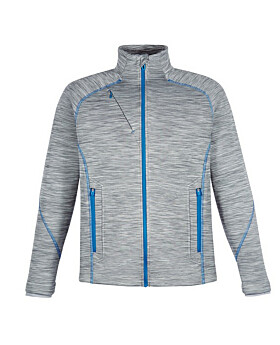 North End 88697 Mens Flux Melange Bonded Fleece Jacket