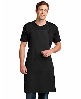 Port Authority A700 Easy Care Extra Long Bib Apron with Stain Release