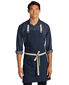 Port Authority A815 Canvas FullLength TwoPocket Apron
