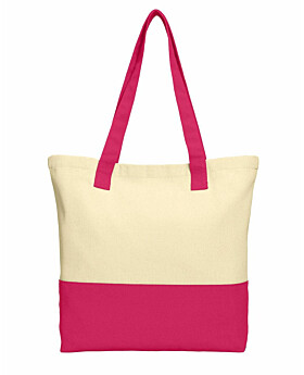 Port Authority BG414 Colorblock Cotton Tote