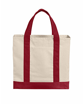 Port Authority BG429  Cotton Canvas Two-Tone Tote