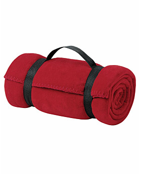 Port Authority BP10 Value Fleece Blanket with Strap