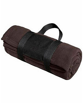 Port Authority BP20 Fleece Blanket with Carrying Strap