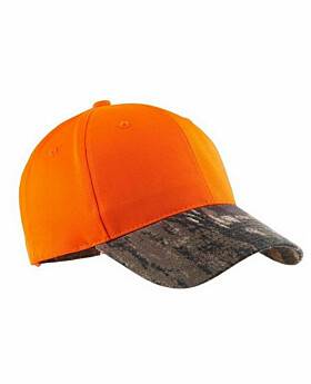 Port Authority C804 Safety Cap with Camo Brim