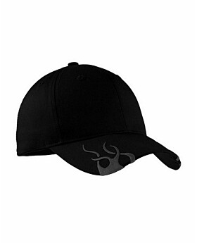 Port Authority C857 Racing Cap with Flames