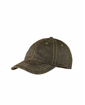 Port Authority C924 Pigment Print Distressed Cap