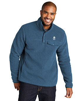 Port Authority F140 Camp Fleece Snap Pullover