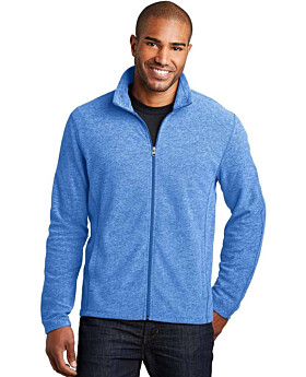 Port Authority F235 Heather Microfleece Full-Zip Jacket