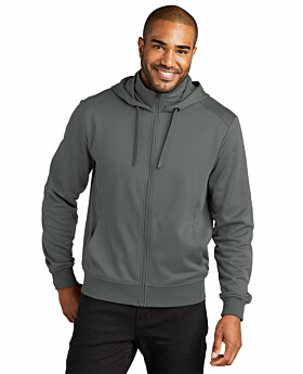 Port Authority F814  Smooth Fleece Hooded Jacket