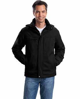 Port Authority J302 Herringbone 3-in-1 Parka