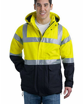 Port Authority J799S ANSI Class 3 Safety Heavyweight Parka