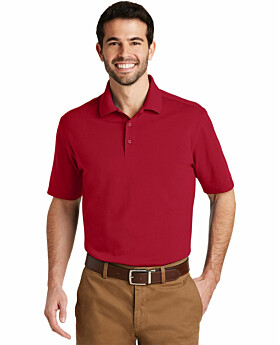Port Authority K164 Mens SuperPro Knit Polo Shirt