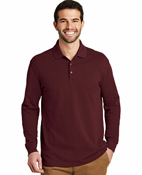 Port Authority K8000LS Mens EZCotton Long Sleeve Polo Shirt