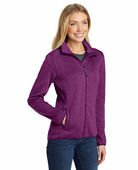 Port Authority L232 Ladies Sweater Fleece Jacket