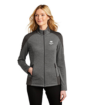 Port Authority L239 Ladies Grid Fleece Jacket