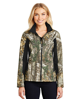 Port Authority L318C Ladies Camouflage Colorblock Soft Shell