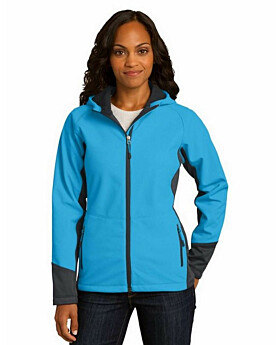 Port Authority L319 Ladies Vertical Hooded Soft Shell Jacket