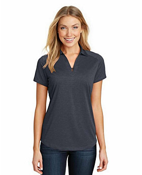 Port Authority L574 Ladies Digi Heather Performance Polo