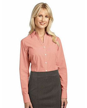 Port Authority L639 Ladies Plaid Pattern Easy Care Shirt
