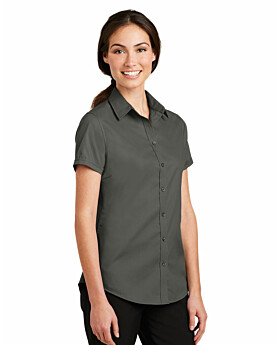 Port Authority L664 Ladies Short Sleeve SuperPro Twill Shirt