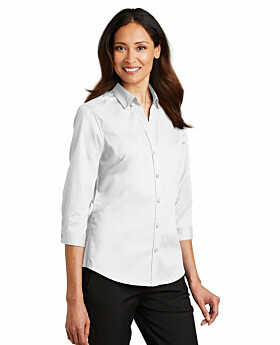 Port Authority L665 Ladies 3/4-Sleeve SuperPro Twill Shirt
