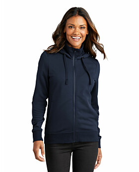 Port Authority L814  Ladies Smooth Fleece Hooded Jacket