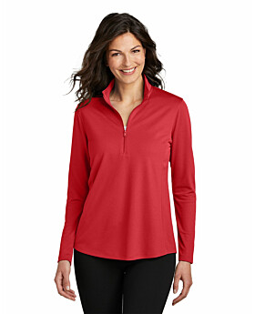 Port Authority LK112 Ladies Dry Zone UV Micro-Mesh 1/4-Zip