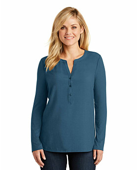 Port Authority LK5432 Ladies Concept Henley Tunic
