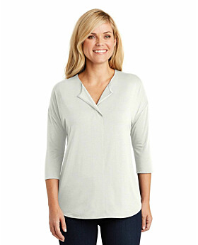 Port Authority LK5433 Ladies Concept 3/4 Sleeve Soft Split Neck Top