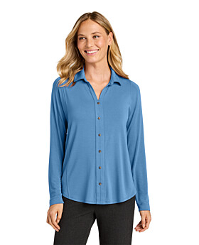 Port Authority LK5602 Womens Luxe Knit Button Tunic