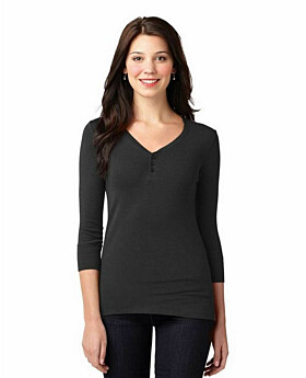 Port Authority LM1007 Ladies Concept Stretch 3/4-Sleeve Scoop Henley