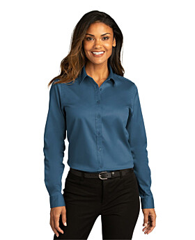 Port Authority LW808 Ladies Long Sleeve SuperPro React Twill Shirt