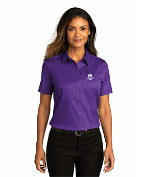 Port Authority LW809 Ladies Short Sleeve SuperPro React Twill Shirt