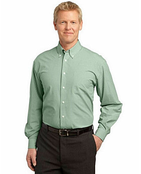 Port Authority S639 Plaid Pattern Easy Care Shirt